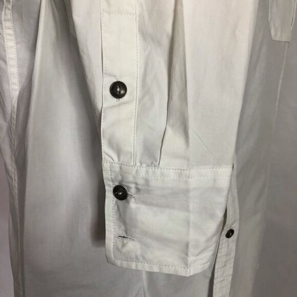 Toku White Cotton Embellished Shirt - Men’s L - Picture 5 of 9